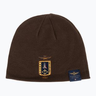 Шапка зимова чоловіча Czapka Aeronautica Militare 262CU0092UL00450 chestnut brown