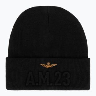 Шапка зимова чоловіча Czapka Aeronautica Militare 262CU0099UL00949 jet black