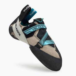 Жіночі альпіністські черевики SCARPA Veloce світло-сірі/мальдівські