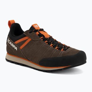 Взуття трекінгове чоловіче SCARPA Crux 2 caribou/rust orange