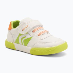 Кросівки дитячі Geox Gisli white/fluo green
