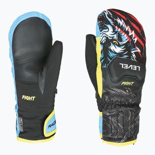 Рукавички лижні дитячі Level Race Jr Mitt black/yellow