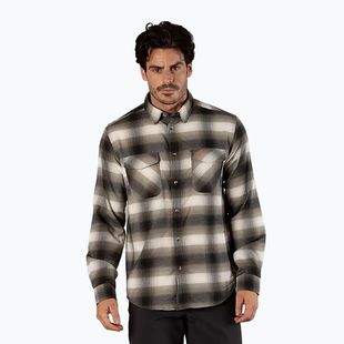 Чоловіча сорочка CMP 32T1757 оливкова / неро / бьянко