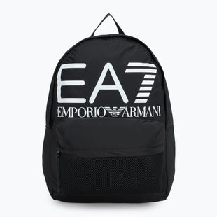 Міський рюкзак EA7 Emporio Armani Train Core Series 16 л чорний/білий з логотипом