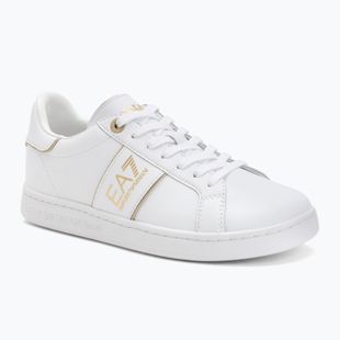 Кросівки EA7 Emporio Armani Classic Logo full wht/gold detail