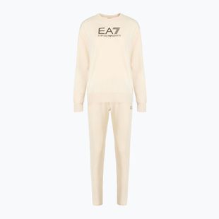 Спортивний костюм жіночий EA7 Emporio Armani Train Tracksuit MaxiLogo almond milk