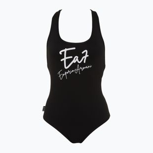 Купальник суцільний жіночий EA7 Emporio Armani Maxi Logo One Piece black