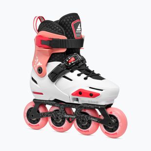 Роликові ковзани дитячі Rollerblade Apex Jr platinum/coral