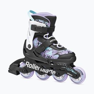Ролики дитячі Rollerblade Microblade SL Jr black/lavender/light blue