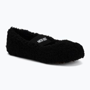 Жіночі балерини Moon Boot Shearling Ballerina чорного кольору
