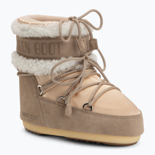 Черевики зимові жіночі Moon Boot Icon Low Pearly Plus pale peach/sand