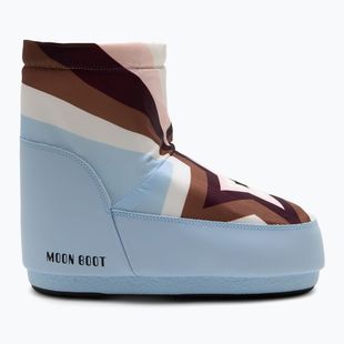 Черевики зимові жіночі Moon Boot Icon Low Nolace Comet baby blue/multicolor