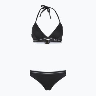 Купальник роздільний жіночий EA7 Emporio Armani Logo Tape Bikini Triangle black