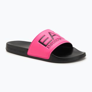 Шльопанці EA7 Emporio Armani Water Sports Visibility pink fluo / black