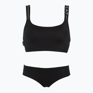 Купальник роздільний жіночий EA7 Emporio Armani Logo Tape Bikini Top black