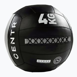 Медичний м'яч CENTR Competition Wall Ball Centr x Hyrox 4 kg black