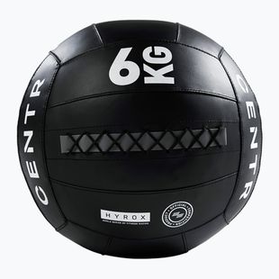 Медичний м'яч CENTR Competition Wall Ball Centr x Hyrox 6 kg black