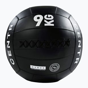 Медичний м'яч CENTR Competition Wall Ball Centr x Hyrox 9 kg black