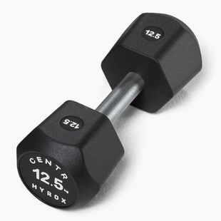 Гантеля Centr Urethane Dumbbell Centr x Hyrox 12,5 kg black