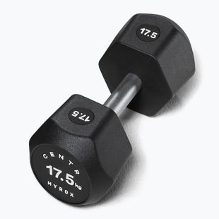 Гантеля Centr Urethane Dumbbell Centr x Hyrox 17,5 kg black