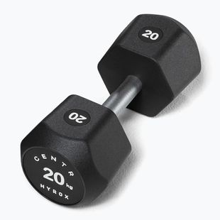 Гантеля Centr Urethane Dumbbell Centr x Hyrox 20 kg black
