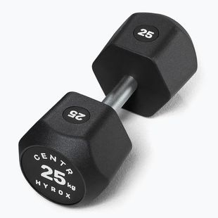 Гантеля Centr Urethane Dumbbell Centr x Hyrox 25 kg black