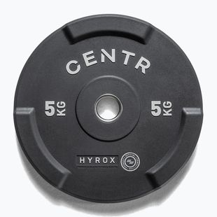 Диски бамперні Centr Olimpijski Centr x Hyrox Interlocking Bumper Plate 2 pcs black