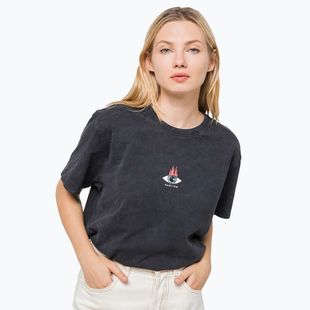 Футболка жіноча Kaotiko Washed Moon Sphynx black