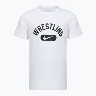 Футболка чоловіча Nike Wrestling Disc DFC white/black