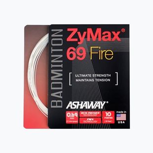 Струна для бадмінтону ASHAWAY ZyMax 69 Fire - set white