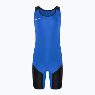 Чоловічий борцівський трико Nike Weightlifting Singlet royal/black