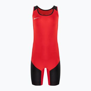 Комбінезон чоловічий Nike Weightlifting Singlet scarlet/black
