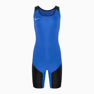 Жіночий борцівський трико Nike Weightlifting Singlet royal/black