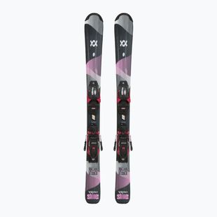 Лижі гірські дитячі Völkl Shine Jr + Кріплення 4.5 VMotion Jr Lady 100-120 см black/pink