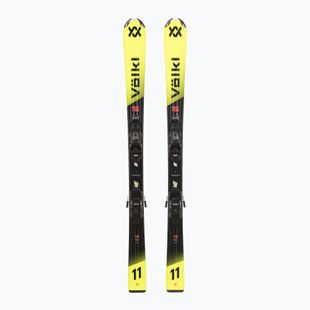 Лижі гірські дитячі + кріплення Völkl Racetiger Jr Yellow+7.0 VMotion Jr 130-160 cm
