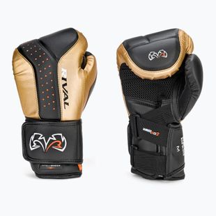 Рукавиці боксерські Rival RB10 Intelli-Shock Bag black/gold