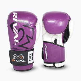 Рукавиці боксерські Rival RB7 Fitness Plus Bag purple/white