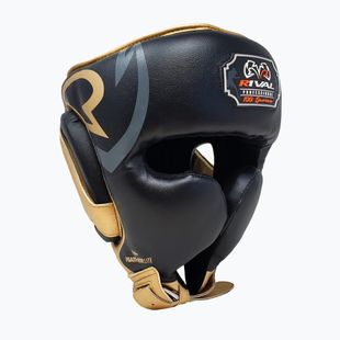 Шолом боксерський Rival RHG100 Professional Headgear black/gold