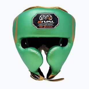Шолом боксерський Rival RHG100 Professional Headgear green/gold