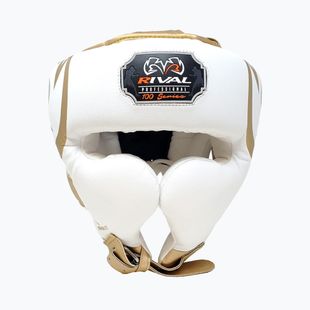 Шолом боксерський Rival RHG100 Professional Headgear white/gold