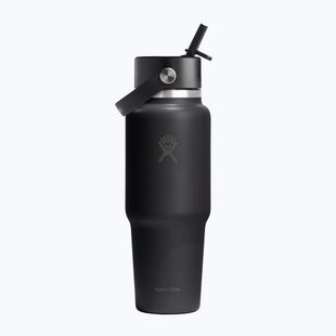 Термопляшка Hydro Flask Wide Flex Straw Travel 946 мл black