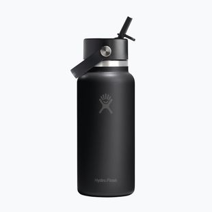 Термопляшка Hydro Flask Wide Flex Straw 946 мл black