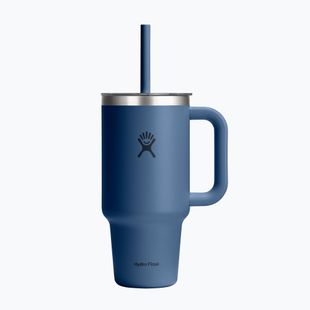 Термокружка Hydro Flask Travel Tumbler Clear LID 945 мл harbor blue