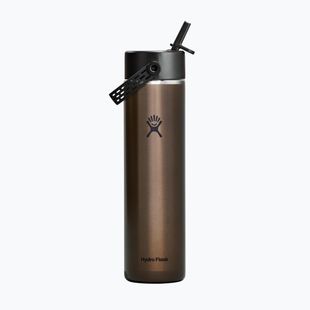 Термопляшка Hydro Flask Lightweight Wide Flex Straw 710 мл obsidian