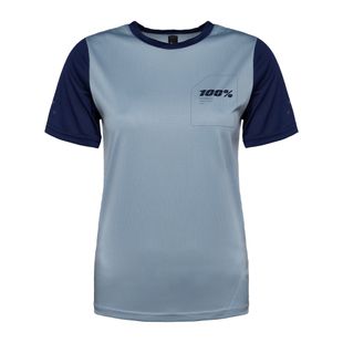 Велофутболка дитяча100% Ridecamp Youth Jersey light slate navy