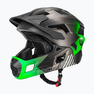 Шолом велосипедний дитячий Rockbros 10110061003 Kids Helmet black/ti-green