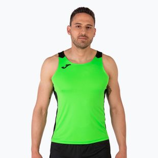 Футболка для бігу чоловіча Joma Record II Tank Top fluor green/black