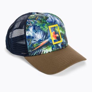 Бейсболка BUFF Trucker Scarlett Macaw National Geographic multicolour