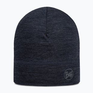 Шапка зимова BUFF Lightweight Merino Wool solid night blue