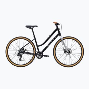 Жіночий кросовий велосипед Marin Kentfield 1 ST 700C глянцевий чорний / сріблястий